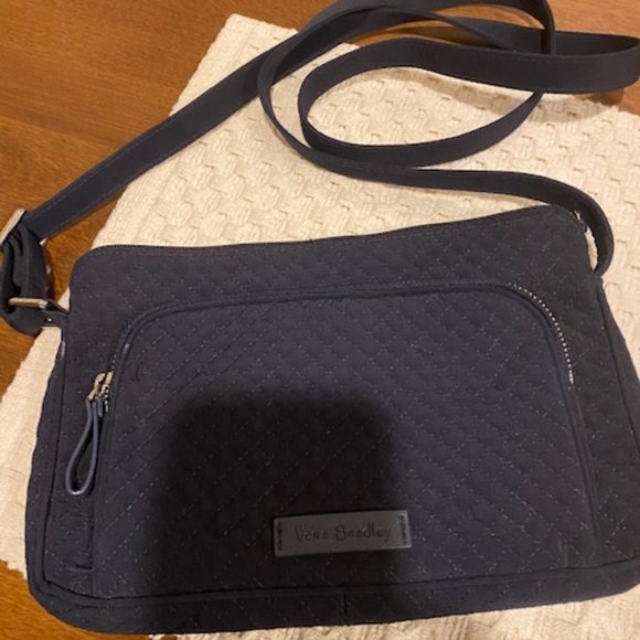 RFID Mini Hipster in Microfiber – Classic Navy - Picture 1 of 5